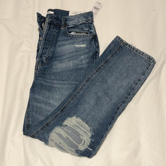 PACSUN Distressed Mom Jeans - Picture 2 of 5